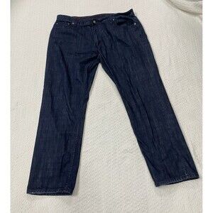 Alfani Flypaper Dark Wash Denim Jeans Men's Slim Fit 40x30 Straight Leg